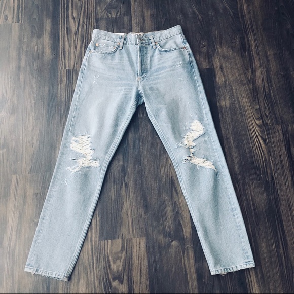 agolde not so rigid jeans